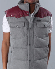 Buy Blac Label Clothing Faux Trim Wool Vest